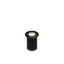 Nodar - ring zwart grondspot | warmwit | 0,2 watt | OutdoorPro+ | 12 volt