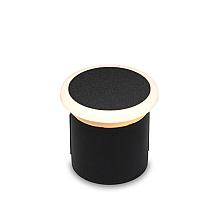 Nine - rondom zwart grondspot | warmwit | 1,2 watt | OutdoorPro+ | 12 volt