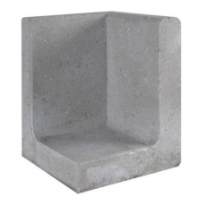 L hoekelement 50x50x120 grijs