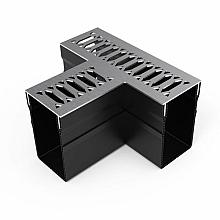 Gardendrain TEE Section RVS-Inox Viking Line 65/100 mm