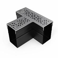 Gardendrain TEE Section RVS-Inox Diamond Line 65/100 mm