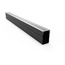 Gardendrain Viking Grating - Stainless steel 1000x65x100 mm