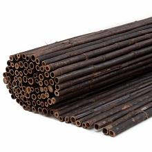 Bamboe rols. zwart 100-180 cm