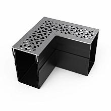 Gardendrain Corner RVS-Inox Diamond Line 65/100 mm