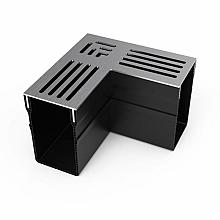 Gardendrain Corner RVS-Inox 65/100 mm