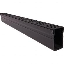 Gardendrain Premium Black Grating - ALU 1000x65x100 mm