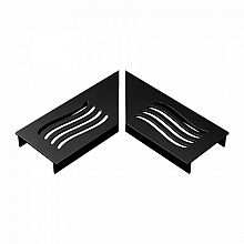 Ultra Drain Blackline Wave Rooster L-hoek