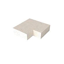 Schellevis Oudhollands TRAP HOEKSTUK 90° (37/15) BUITEN CREME 60X60 CM