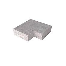 Schellevis Oudhollands TRAP HOEKSTUK 90° (37/15) BUITEN GRIJS 60X60 CM