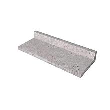 Schellevis Oudhollands TRAPTREDE L-VORM 100X40X15 CM GRIJS