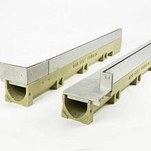 Slotline RVS hk.st inw H=65mm L=850+150