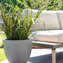 Grigio Egg Pot 50 - Natural Concrete - Plantruimte Ø44