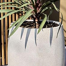 Grigio Modern Pot 34 - Antique White - Plantruimte Ø24.5