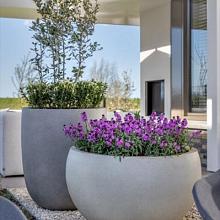 Grigio Tall Egg Pot 30 - Natural Concrete - Plantruimte Ø24