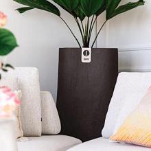 Rondello Vase 90 - Ash Brown