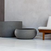 Terreno New Egg Pot Low 110 - Clay - Plantruimte Ø100