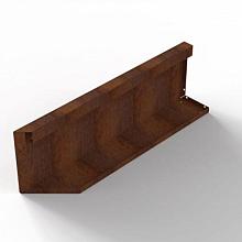 Plantenbak Module+ Uitwendig hoekpaneel (B) 90x28 R