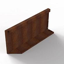 Plantenbak Module+ Uitwendig hoekpaneel (B) 90x42 R