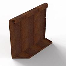 Plantenbak Module+ Uitwendig hoekpaneel (B) 60x56 R