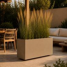 Plantenbak Vlak Supra Bruin 90x60x40 cm