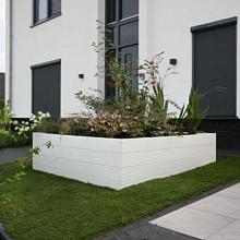 Plantenbak Modulair Wit 150x150x56 cm