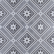 GeoCeramica® 60x60x4 Concreet Flower dec