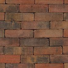 Trommel dikformaat 6 cm bruin gv