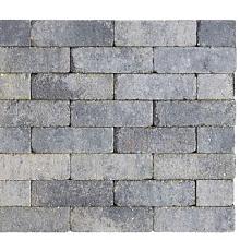 Stonique trommel dikformaat 6 cm grijs/zwart