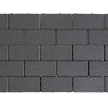 Design brick 6 cm black mini facet komo