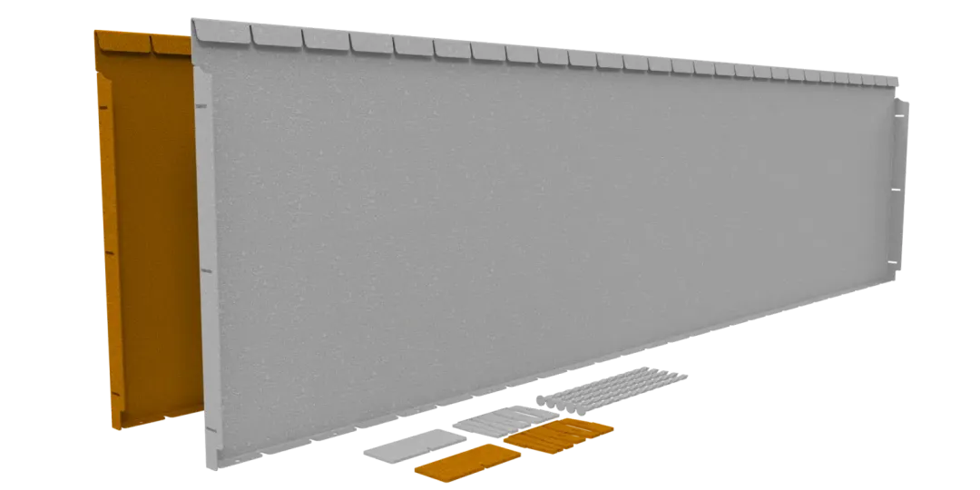 Flexline Borderrand Cortenstaal 56cm lengte 216cm incl. 5 grondnagels en verbindingsset