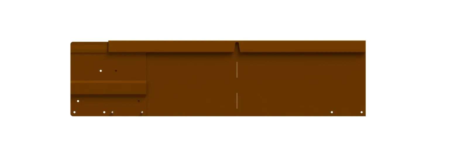 Flexline Borderrand Hoekstuk Cortenstaal 15cm