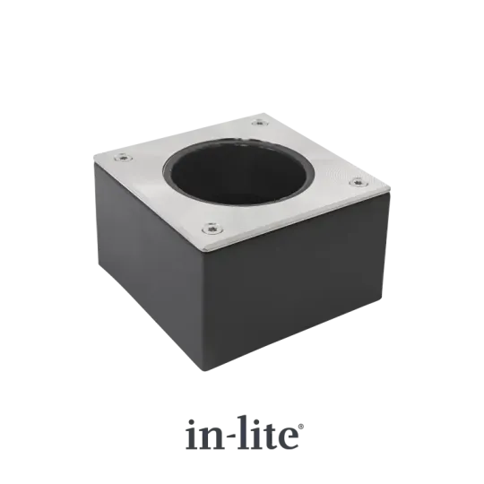 In-Lite BOX 100 montagebox rvs geschikt voor Hyve - Fusion - Flux