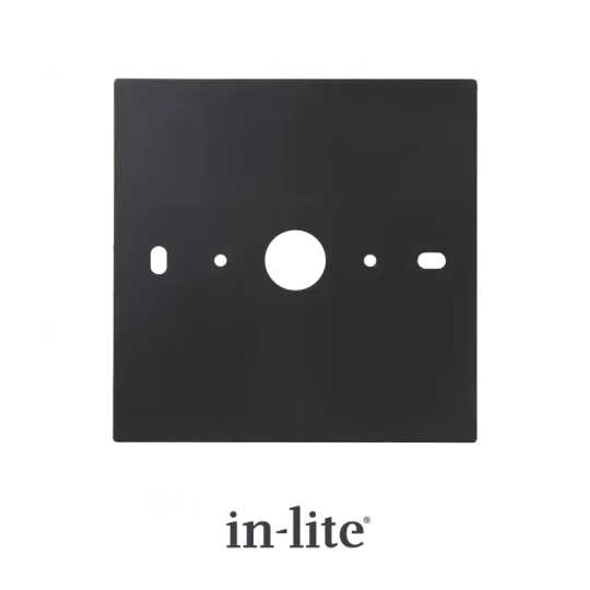 In-Lite Evo Wall Mount afdek/montageplaat voor Evo Down Wall 230V Dark