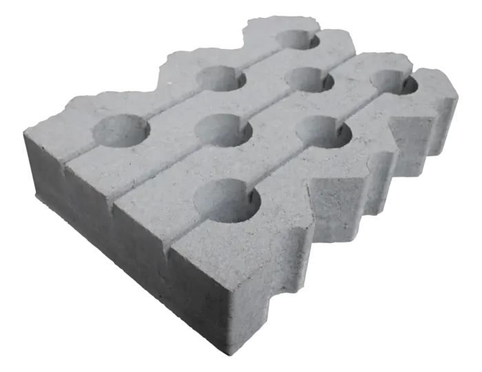 Grastegel type K 60x40x12cm