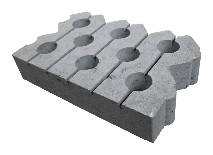 Grastegel type J 60x40x12cm