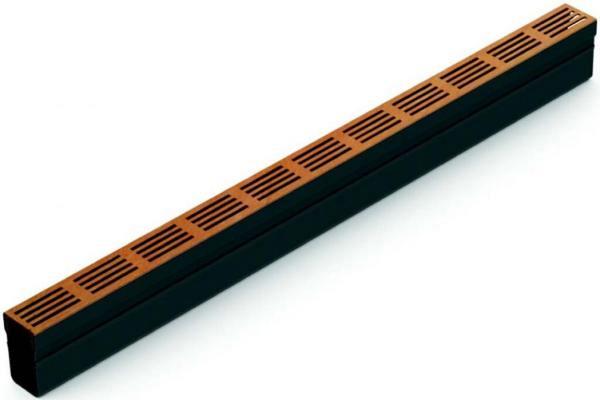 SlimLine 100 cm + Corten designrooster