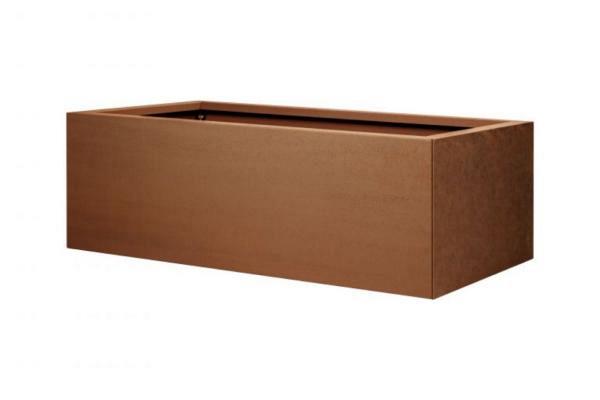 Plantenbak Vlak Corten 120x60x40 cm