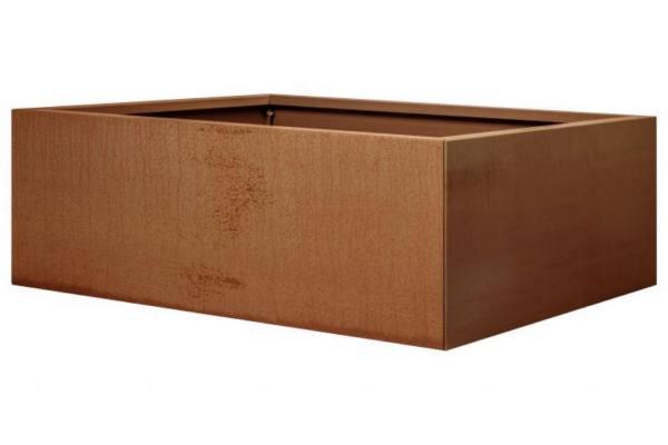 Plantenbak Vlak Corten 210x90x40 cm