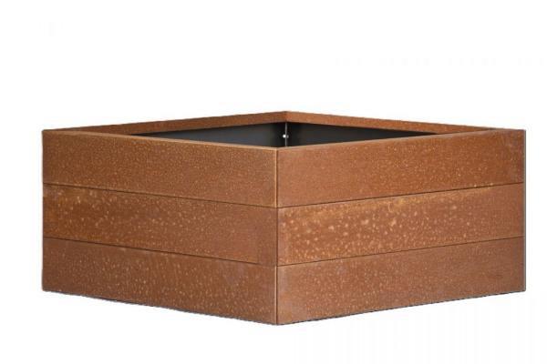 Plantenbak Modulair Corten 60x60x42 cm