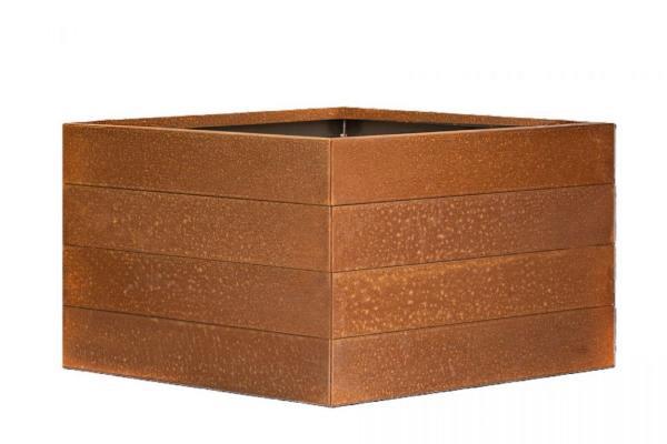 Plantenbak Modulair Corten 60x60x56 cm